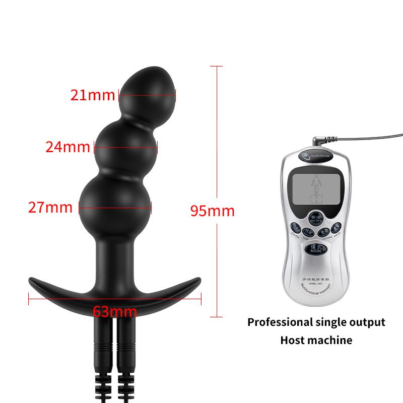 Elektrischer Schock Impuls Analplug Stimulator Orgasmus Vaginttes Prostata Massagegerät Analplug Doppelstrom Sex Masturbator Arschspielzeug