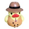 Chef Duck Figurine Resin Doctor Duck Ornament Colorful Firefighter Detective Duck Statue for Living Room Bedroom Shelf Decoration