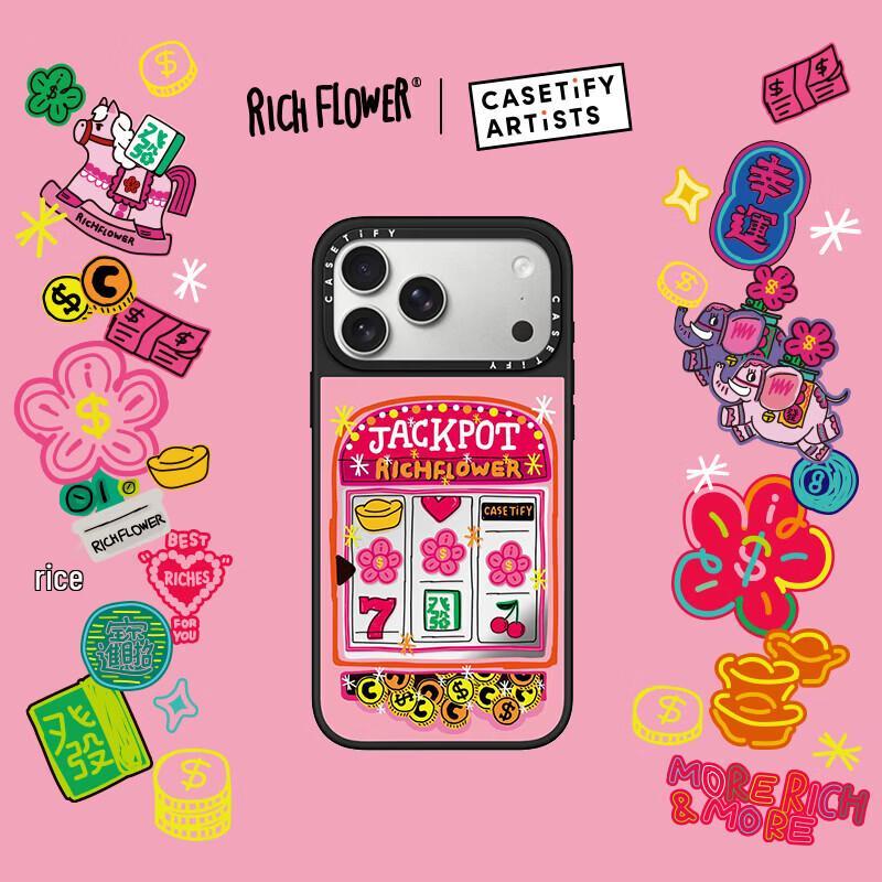 

CASETIFY Rich Flower Magsafe Phone Case for iPhone 17 Pro Max