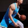 Li-Ning CBA Series Training Sports Fan Edition Beijing Shougang Team Jeremy Lin No. 7 Basketball Jersey Men Tops Blue AAYRB31-1
