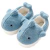 Cartoon Fluffy Slippers Winter Indoor Home Household Plush Warm Cute Whale Cotton Shoes Winter