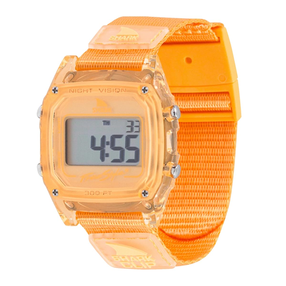 

Фристайл Серф 10 АТМ Водонепроницаемые Подводная Кнопка Идеально для Серфинга и Морской SHARK CLASSIC Официально Идея для Подарка Часы, Устойчивые, Цифровые, Управление,