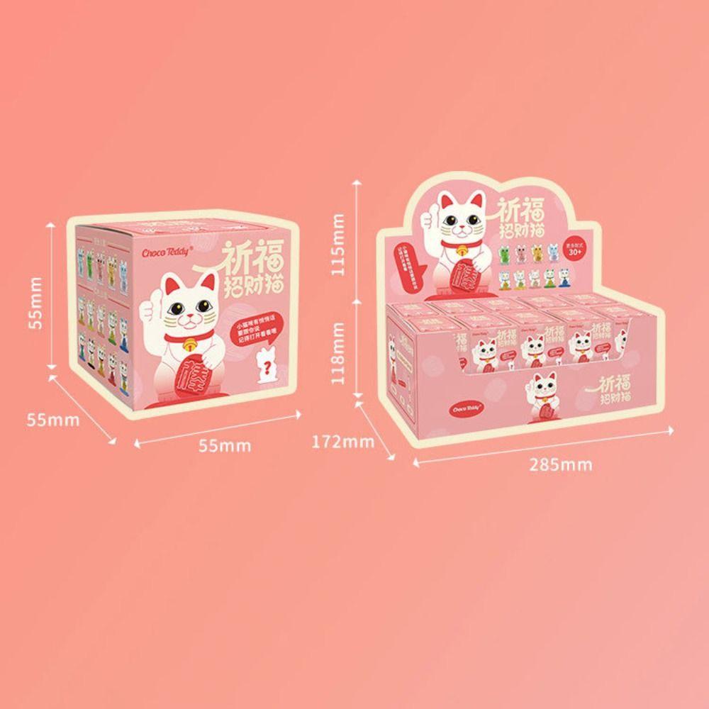 Special Gesture Lucky Cat Blind Box Gifts Cat Anime Figure Dolls Animals Toy  Desktop Decoration