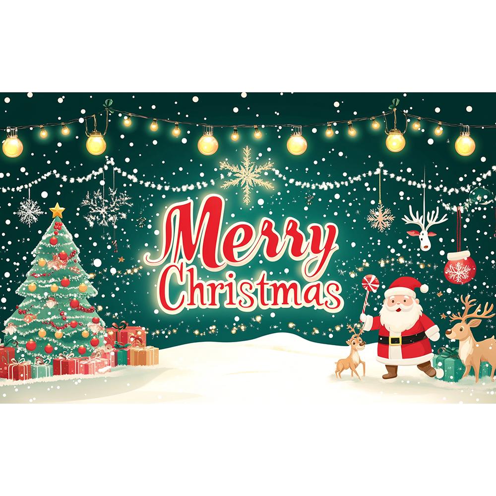 Merry Christmas Banne Christmas Decoraton Merry Christmas Santa Claus Banner Home Decoraton Background Xmas Party New Year Decor