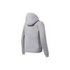Li Ning Fitness Series Solid Color Thickened Warm Zipper Hoodie Women Hoodies Light-Gray AWDSA94-2