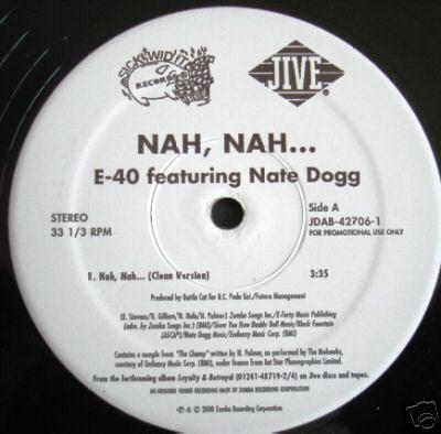 

12inch Record E-40 - Nah, Nah... JDAB427061 Jive 2000 US Rap & Hip-Hop/R&B Used