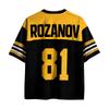 Unisex Fashionable Sports Jerseys For The Movies, Featuring Competition