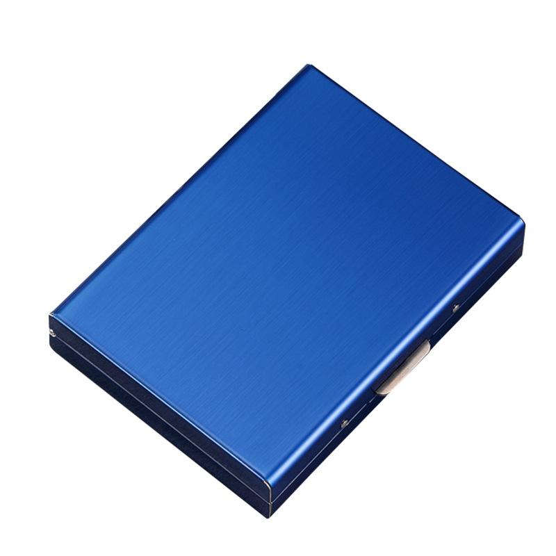 Kortlåda i rostfritt stål Kredit-ID-korthållare Affärsväska Förvaring Metallklämma Enfärgad affärspresent