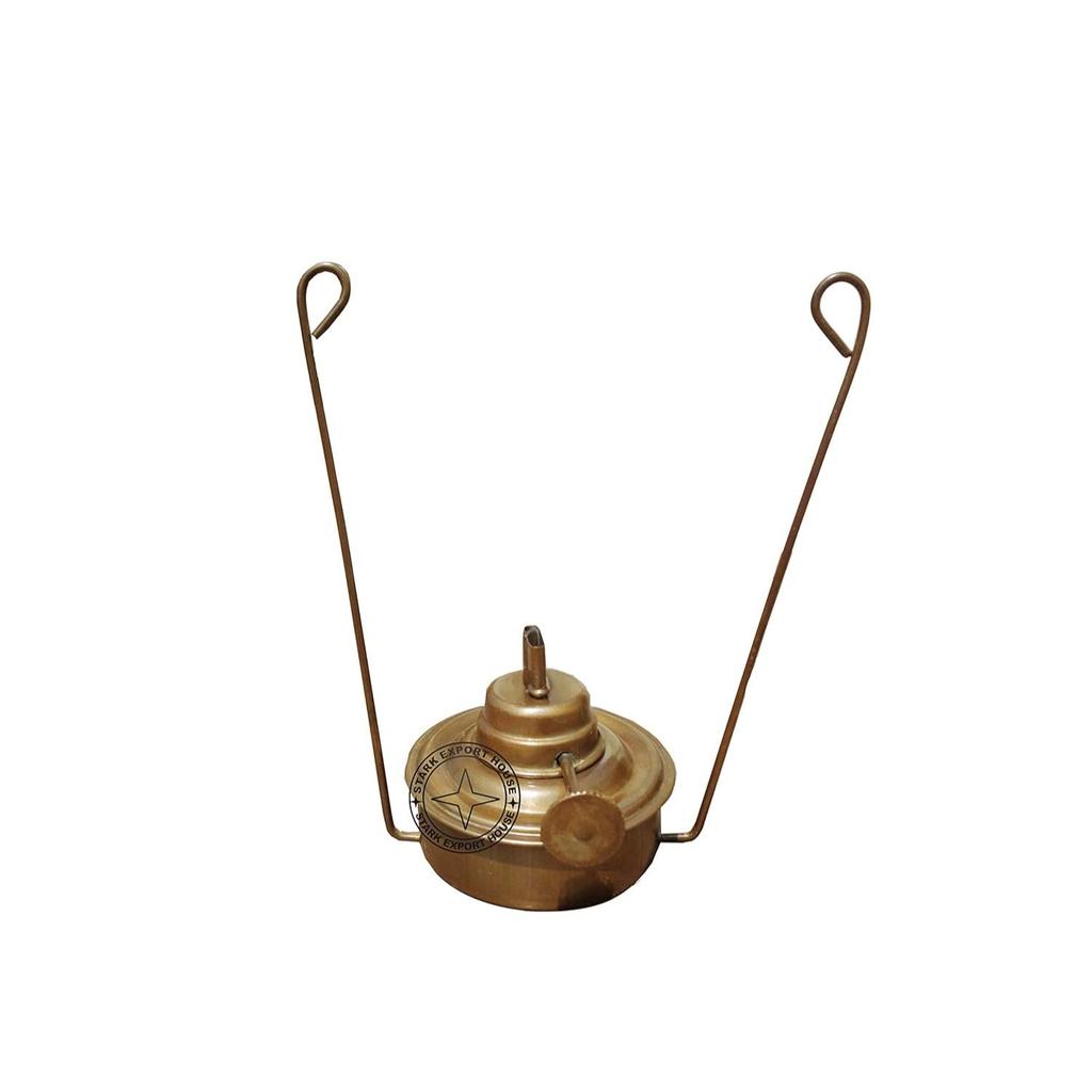 Lampa de Ulei de Masă și Suspendată din Alamă Antică Lampă de Ulei din Alamă și Sticlă 11 inch Cel mai Bun pentru Cadou