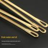 Stainless Steel Korean Barbecue Kitchen Tongs for Steak and Buffet.