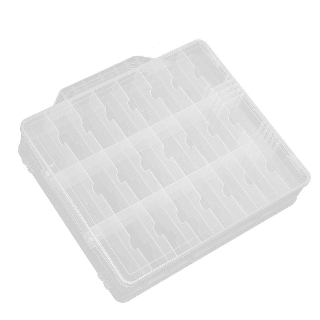 Transparent Nail Polish Storage Case Home Salon Nail Polish Organizer for 48 Bottles