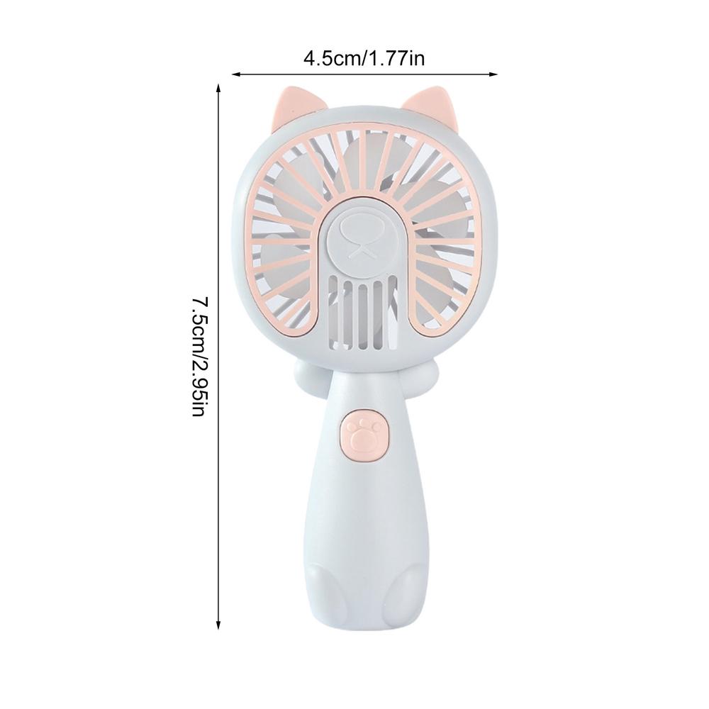 Personal Handheld Fan Mini Silent Desktop Student Fan Mini Silent Desktop Student Fan Cute Cat Personal Fan Small Hand Held Fan