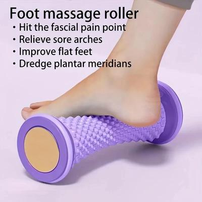 Yoga Faszienball Roller Fußmassage Rad Fußroller Trainer tragbar multifunktional Fußmassagegerät entspannen und Schmerzen lindern.