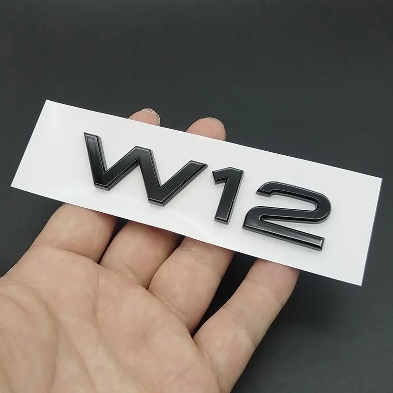 3D ABS Chromowany Czarny Logo V6T V8T V10 W12 Emblemat Litery Odznaka Naklejka Samochodowa Do Audi A6 A7 S4 S5 S6 S7 Q7 A8 R8 SQ5 TT Akcesoria
