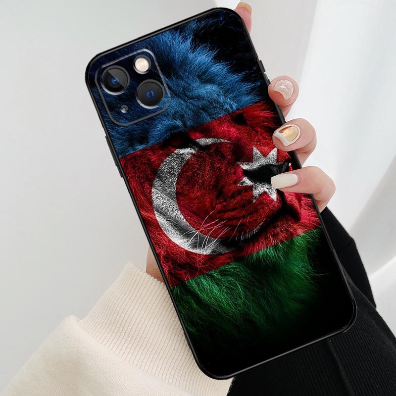 Azerbaijan Buta Flag Phone Case For iPhone 17 Pro Max 16 15 11 13 12 14 Pro Max mini 15 16 Plus 16e 17 Air Cover