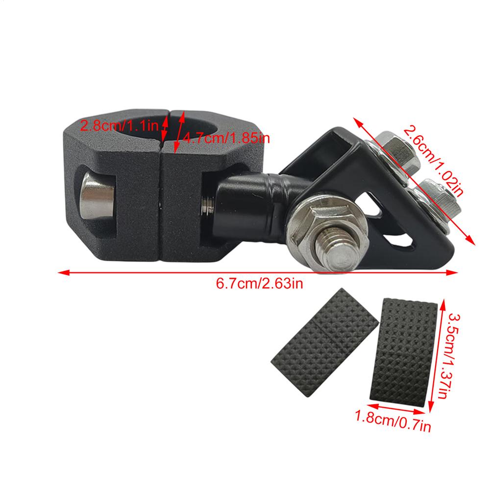 

For Motorcycles Motorcycle Headlight Bracket Adjustable Driving Lights Mounting Clamp Motorbike Accessories Waterproof Fog Lamp