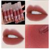VIBELY Fumo Leggero Opaco Velluto Opaco Lip Slush Impermeabile Lunga Durata Lucidalabbra Bianco
