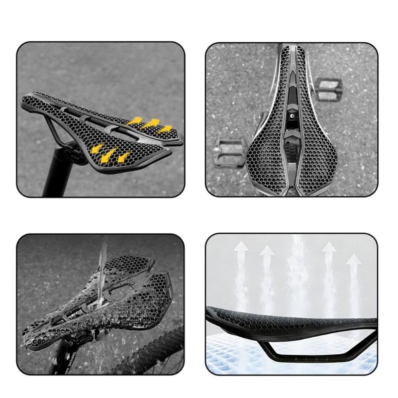 Fahrradkissen Fahrradsättel Geeignet für Mountainbikes Falträder, Mountainbike-Sättel Wasserdichter Sitz
