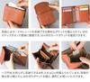Genten Women's Bifold Wallet, Genuine Leather, Dark Brown, GE-44871-56