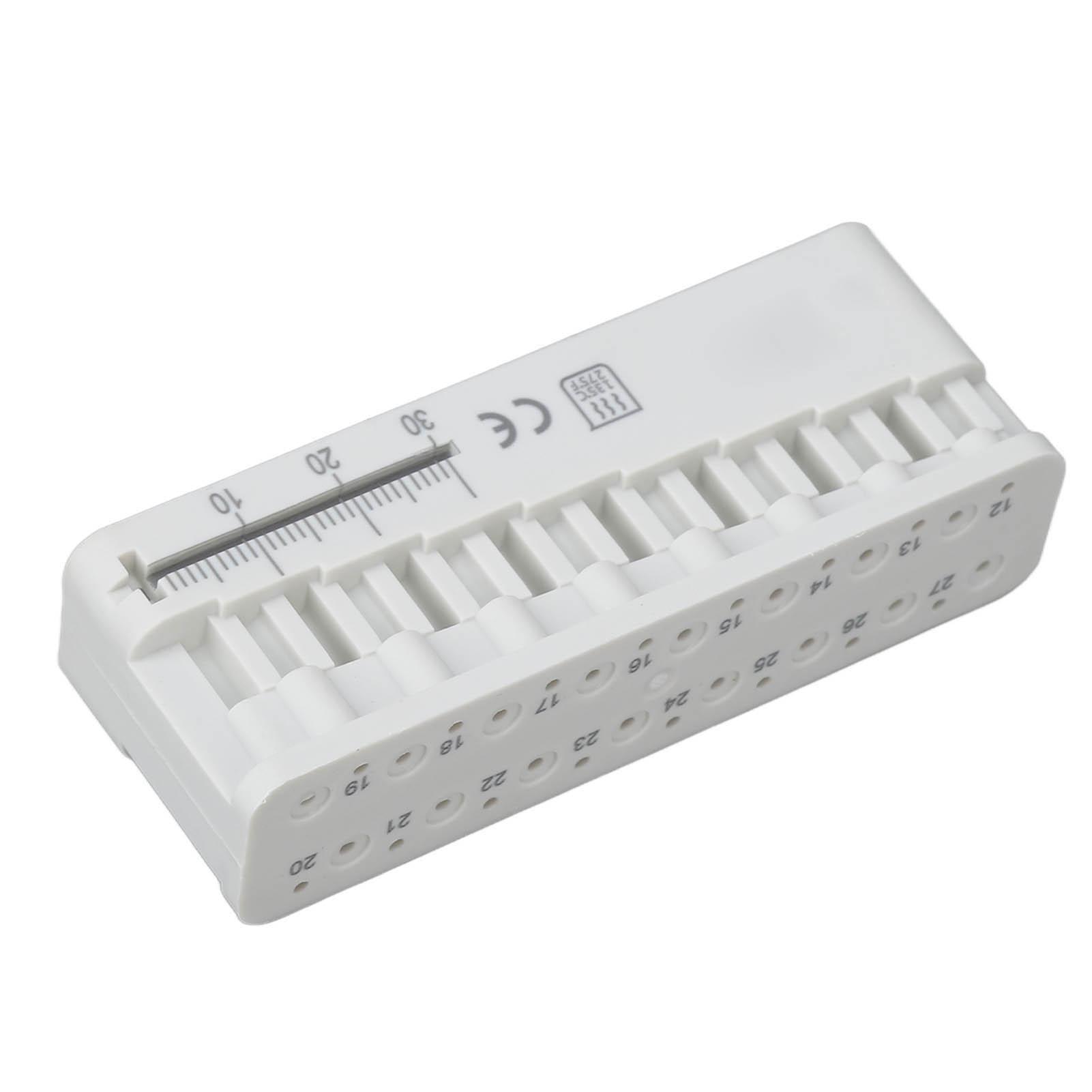 

Пластиковая линейка для стоматологических боров, профессиональная, с четкой маркировкой, эндодонтический блок, держатель для боров