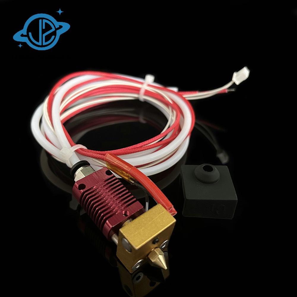 3D Printer Ender 3 Metal J-Head CR10 MK8 Hotend Extruder Kit Heat Block Nozzle Heater Thermistor for CR10s Pro Ender3 V2 Ender 5
