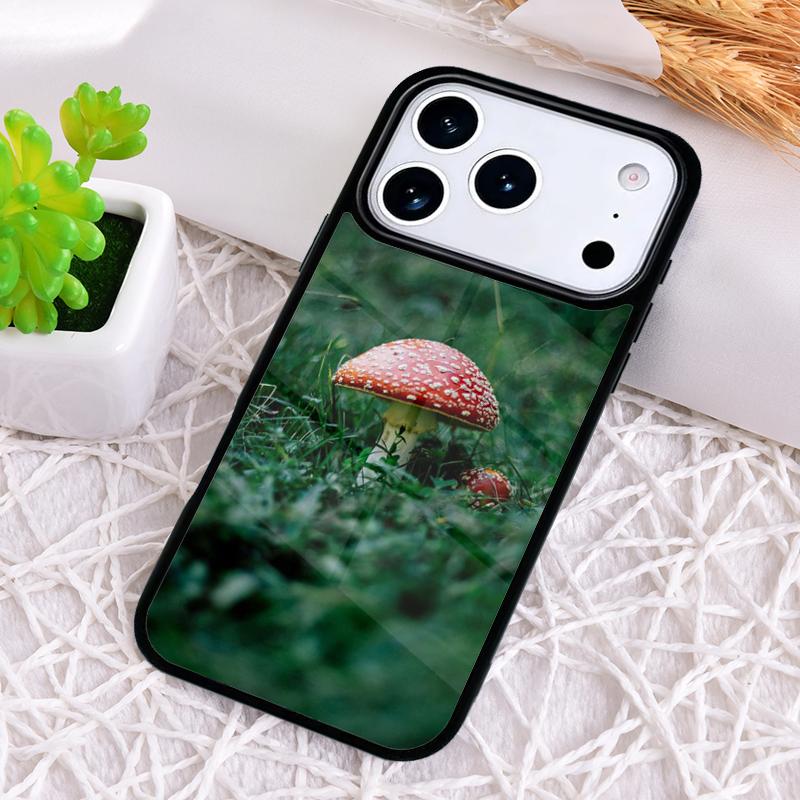 Mushroom Forest Shockproof Phone Case for iPhone 17 Air 16e 15 11 12 14 13 Pro Max Cover Coque