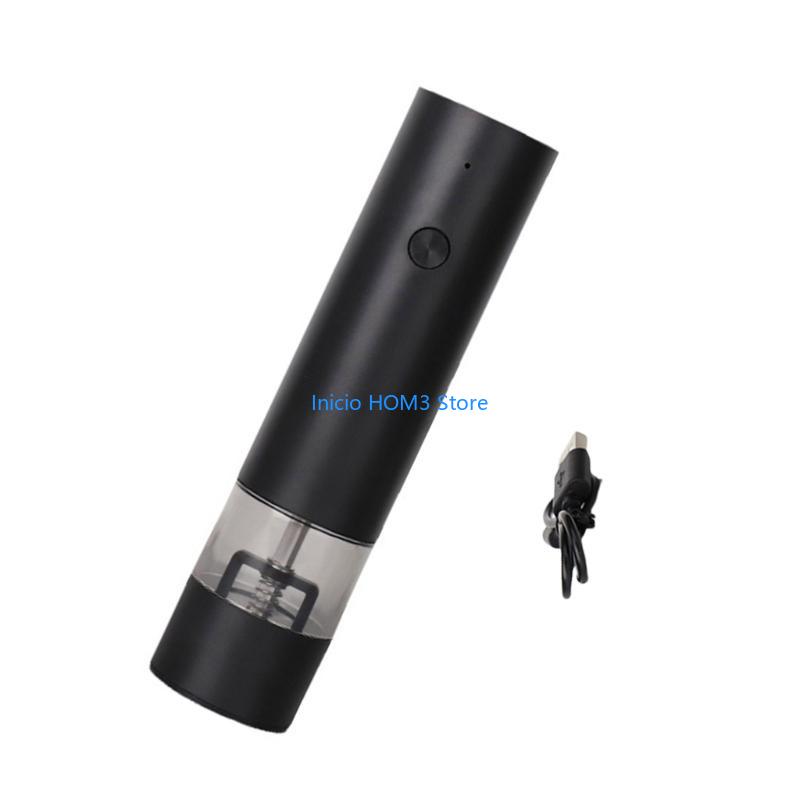 A5YD Electric Peppers Grinder USB Rechargeable Adjustable Mill for Kitchen Cooking CN