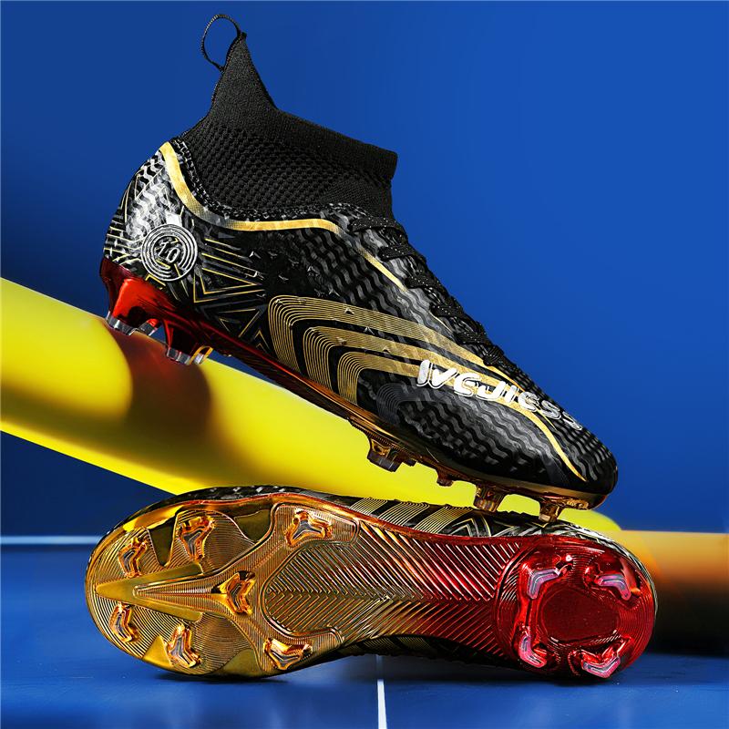 

New Men Women Unisex Soccer Shoes Grass Training Professional Football Boots Sport Breathable Hot-selling High-quality Students 46