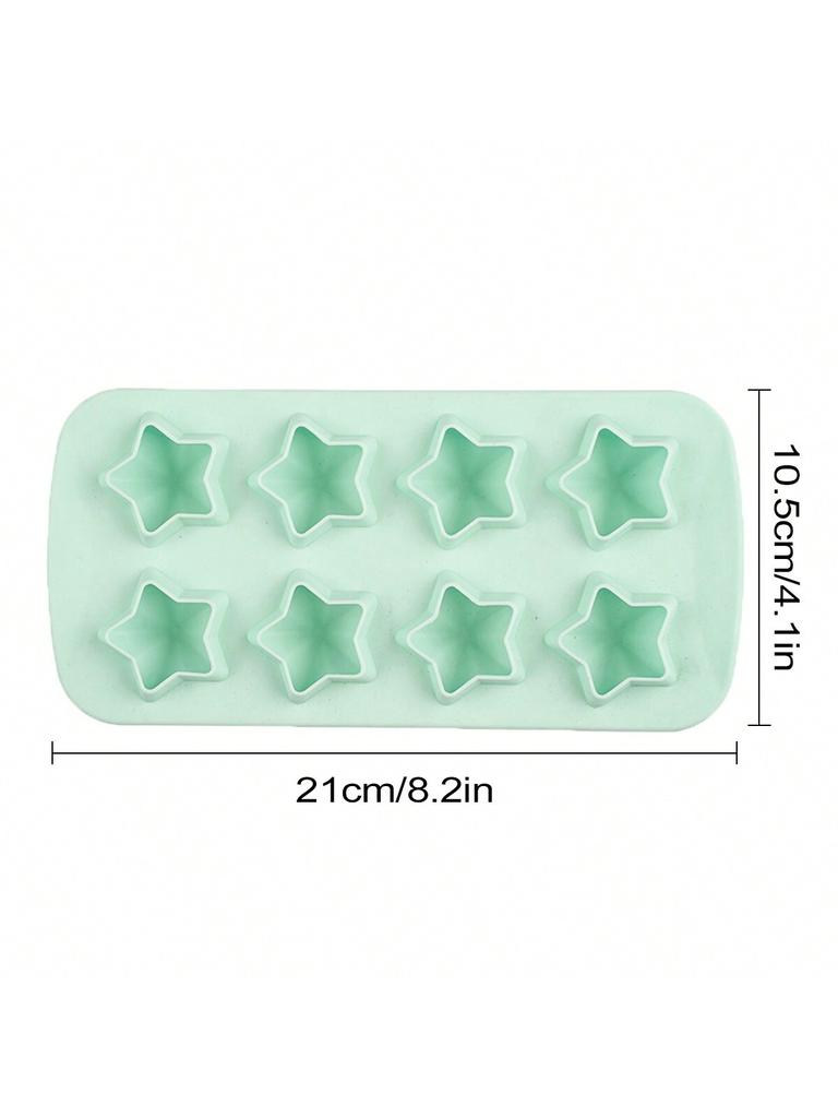 Leeseph Five Star Ice Lattice, Silicone Creative Three Dimensional Ice Grid Ice Model,Reusable Ice Lattice for Party Summer