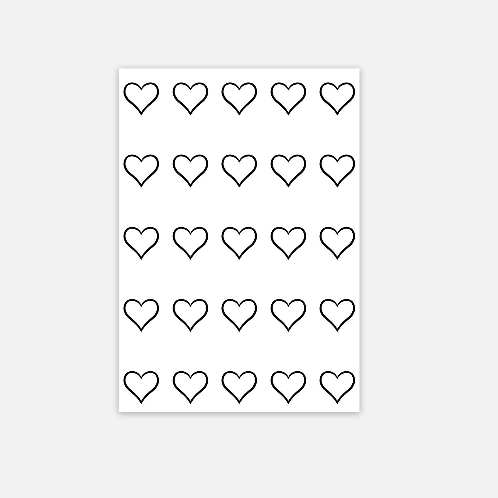 

Herbal Juice Small Picture Love Tattoo Sticker Semi-Permanent Finger Collarbone Tattoo Sticker Waterproof And Long-Lasting Non-Reflective 7*10