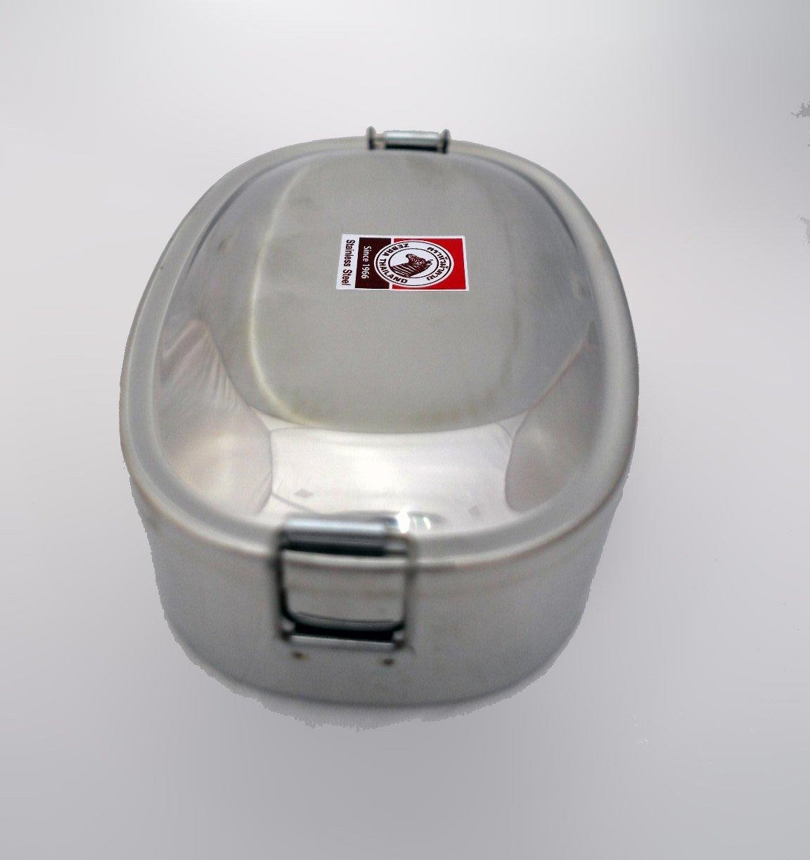 

Ланч-бокс Zebra из нержавеющей стали овальный 15 см