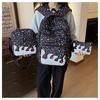 3-Piece Ice Cream Series Backpack Set Sweet Korean Preppy Style Teen Girls School Backpack For College Students