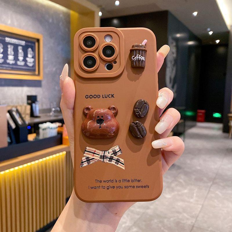Hot Sale Applicable VIVO X200 Mobile Phone Case Bear M Bean Doll Y19S Cute Cartoon Couple S20