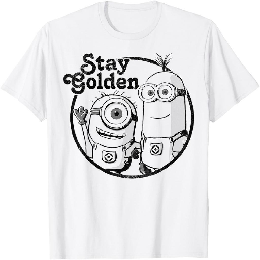 Despicable Me Minions Stay Golden Graphic T-Shirt T-Shirt