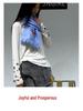 Women's High-End Knit Christmas Scarf – Thick, Warm, and Versatile for Autumn and Winter