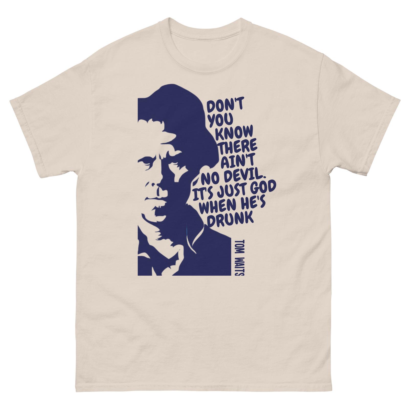 Tom Waits T-Shirt | Music Legend Tee | Vintage Style Retro Concert Design S