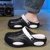 New Breathable Slide Shoes For Men Summertime Eva Clogs Garden Shoes Outside Holes Beach Slide Shoes Plush Comfort Slides Trend Clogs