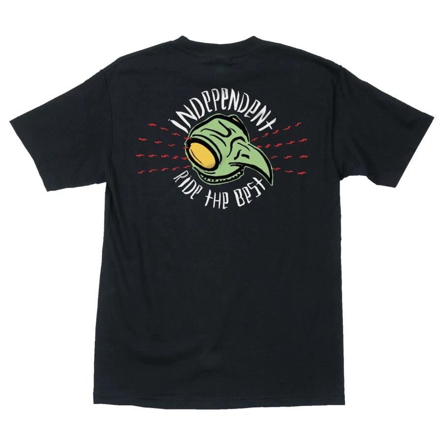 Independent Trucks Tony Hawk TRANSMISSION Skateboard T Shirt BLACK L