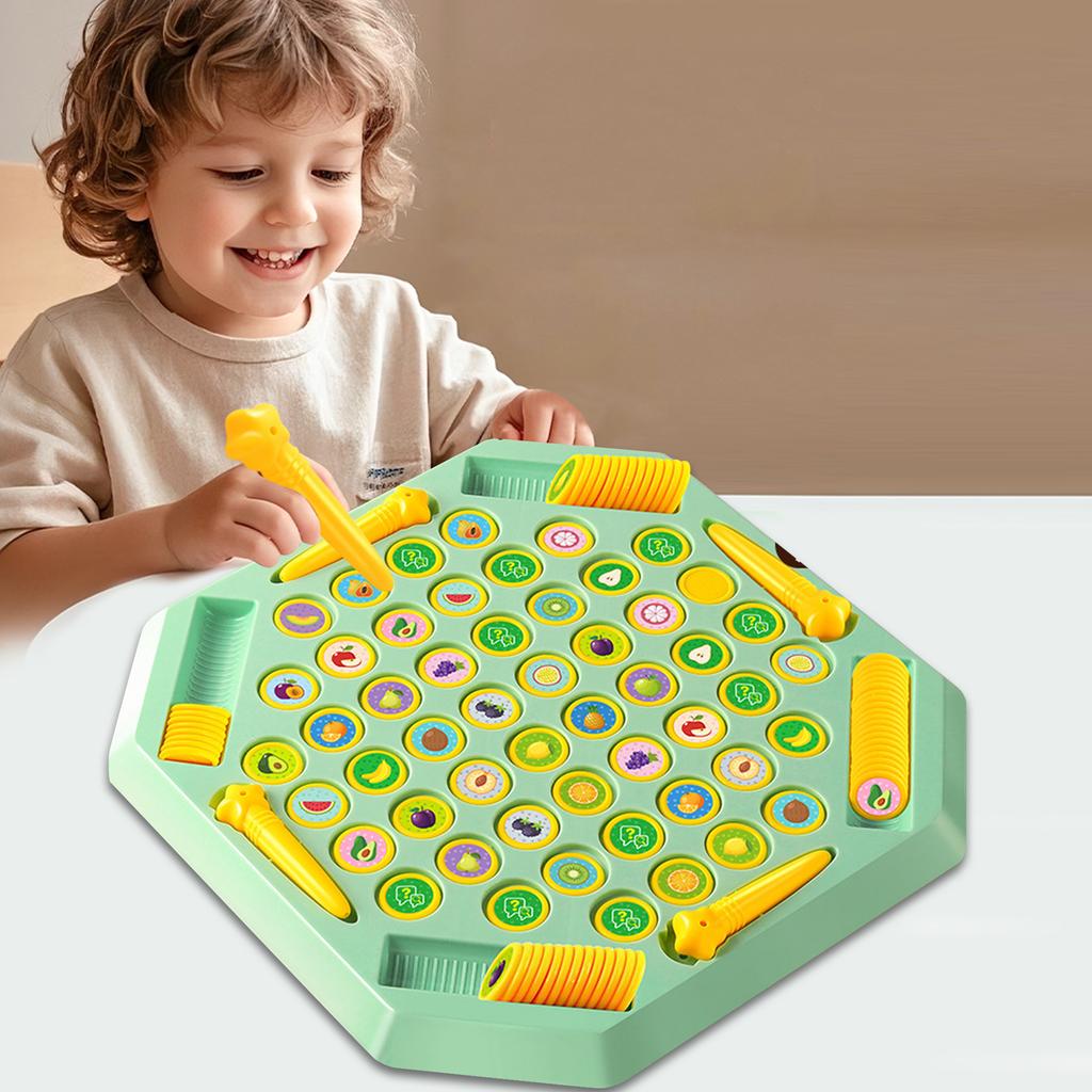 Flip-Match Board Game Flip Chess Memory Game Memory Flipping Chess for Boys Girls Preschool Family