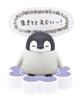 Apanese Genuine Positive Energy Penguin Illustrator Works Vitality Slogan Warm Heart Lines Gacha Figure Toys