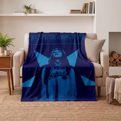 Billie Eilish Soft Warm Flannel Blankets Comfortable Blanket for Home Decoration Gifting