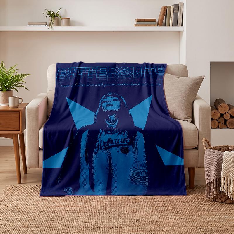 Billie eilish Soft Warm Flannel Blankets Comfortable Blanket for Home Decoration Gifting