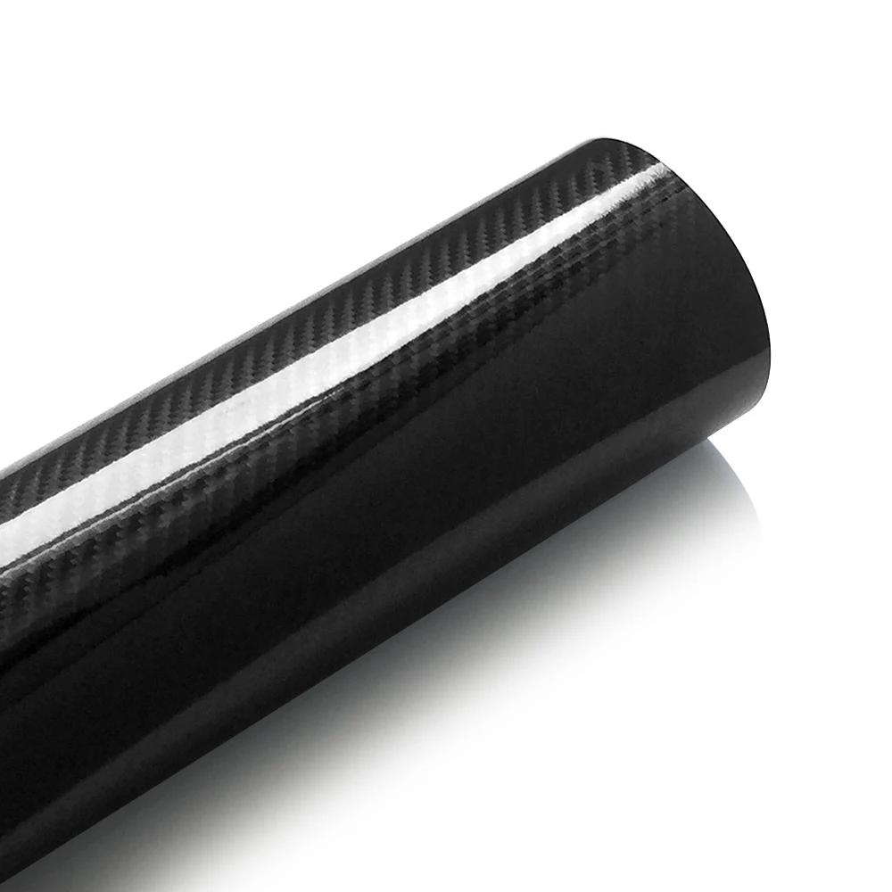 100x20/30cm 5D Carbon Fiber Car Vinyl Wrapping Film Air Bubble Free Self-adhesive Motorcycle Auto Decoration Decal Accessories