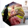 1pc Wicked Automatic Folding Umbrella, Portable Collapsible Design, Casual Outdoor Accessory L1127035