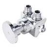 Single Cold Foot Pedal Valve Brass Construction Water Saving Bathroom Faucet Slant Type Floor Mounted Tap Pedal