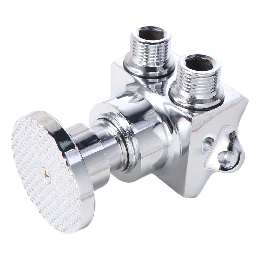 Single Cold Foot Pedal Valve Brass Construction Water Saving Bathroom Faucet Slant Type Floor Mounted Tap Pedal Slanted