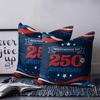 1Pc Vintage American Flag Pillow Cover Decorative Pillow Case Modern Home Decor Cushion Cover Suitable For Sofa Bed And Bedroom