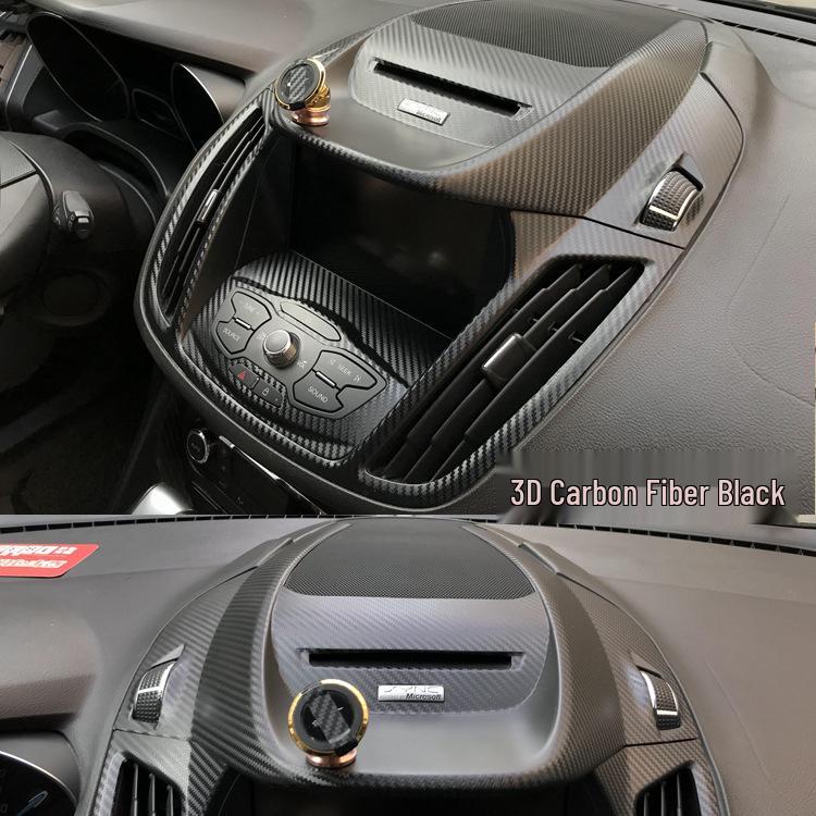 13-16 Ford Kuga Carbon Fiber Center Console Shift Lever Sticker