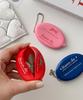 DEDERIT Tomato Ribbon Lettering Coin Silicone Pocket Keyring