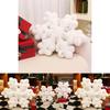 Christmas Snowflake Embroidered Plush Cushion For Holiday Decor Living Room And Sofa